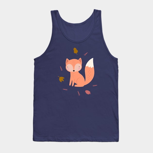 Baby fox Tank Top by Rebelform